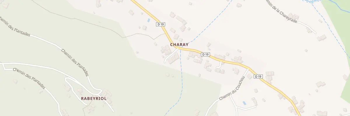 Plan du 35 Che de Charrail à La Souche