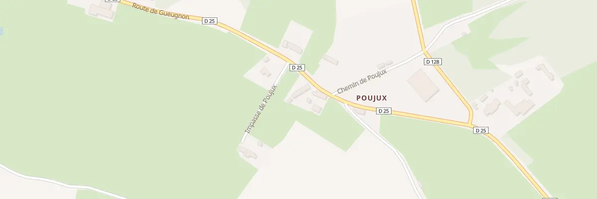 Plan du 5119 Poujux à Saint-Aubin-en-Charollais
