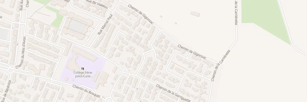Plan du 9001 Che de la Garriguette à Aigues-Mortes