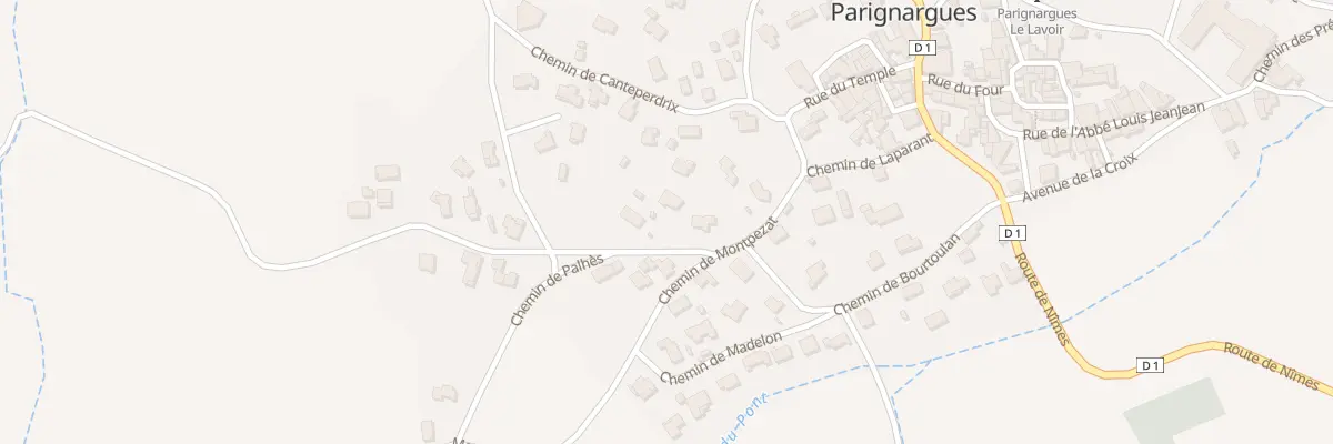 Plan du 4 Che du Vignal à Parignargues