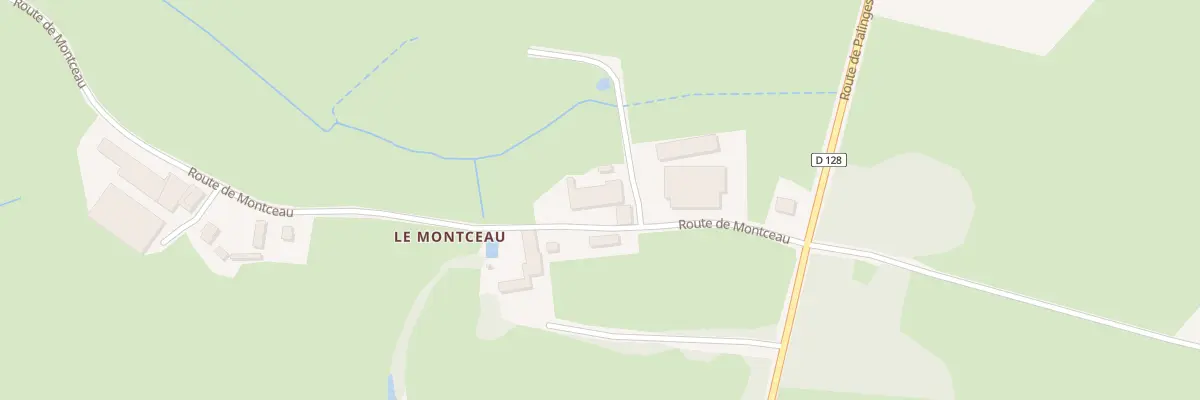 Plan du 166 Rte de Montceau à Saint-Aubin-en-Charollais