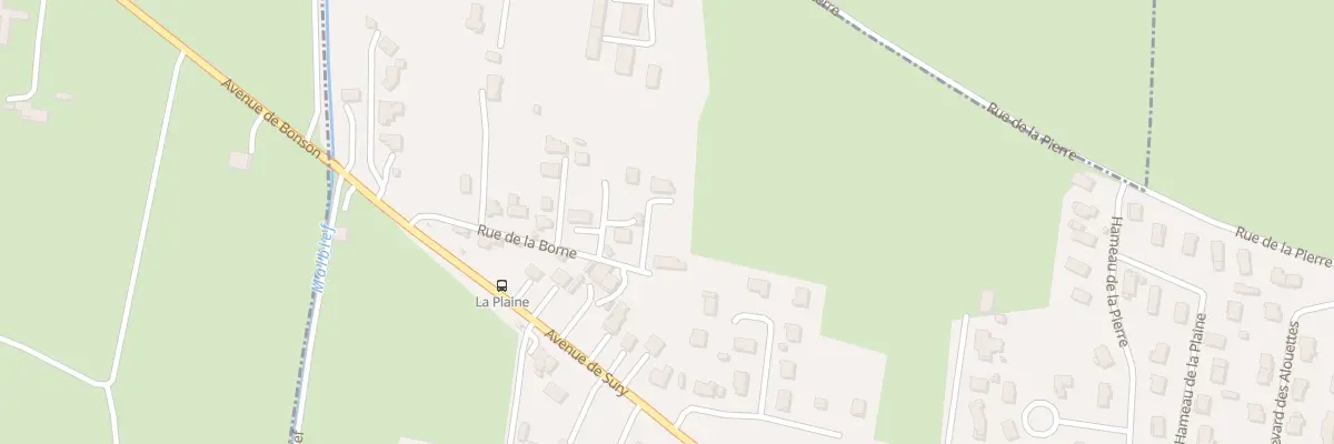 Plan du 9 Rue de la Borne à Bonson