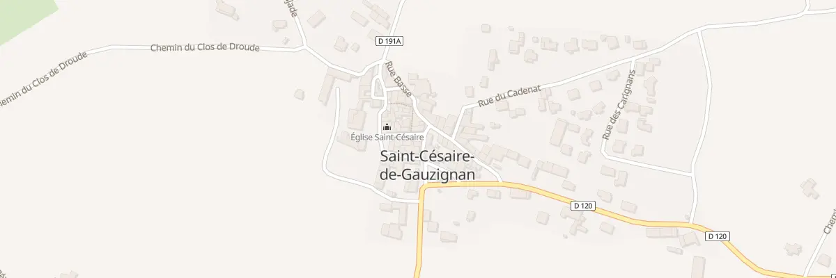 Plan du 3 Rue des Louis à Saint-Césaire-de-Gauzignan