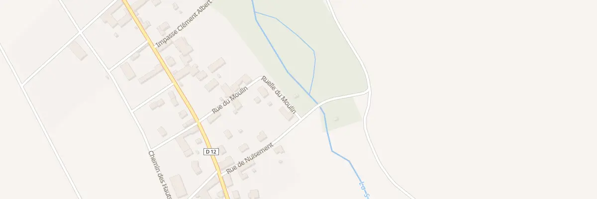 Plan du 7 Rue du Moulin à Soudron