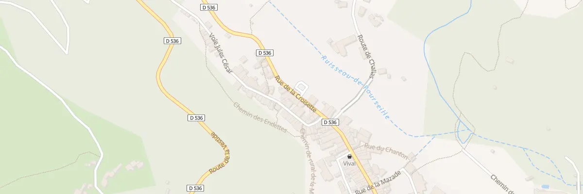 Plan du 5032 La Croisette à Montpezat-sous-Bauzon