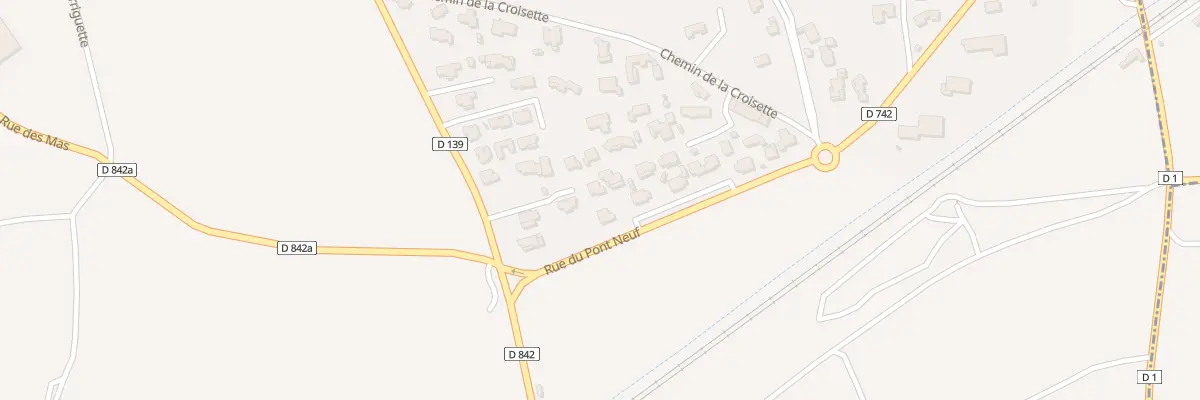 Plan du 5375 Rue du Pont Neuf à Mus