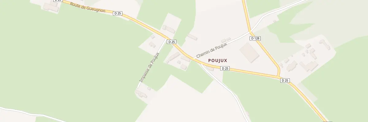 Plan du 5120 Poujux à Saint-Aubin-en-Charollais