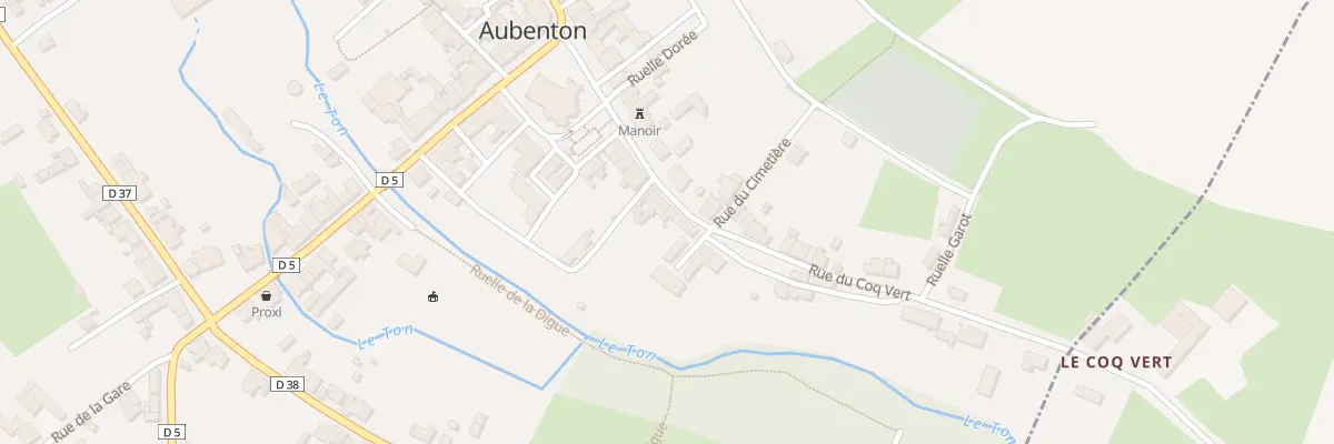 Plan du 18 Rue du Coq Vert à Aubenton