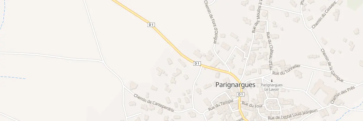 Plan du 165 Rte de St Mamert à Parignargues