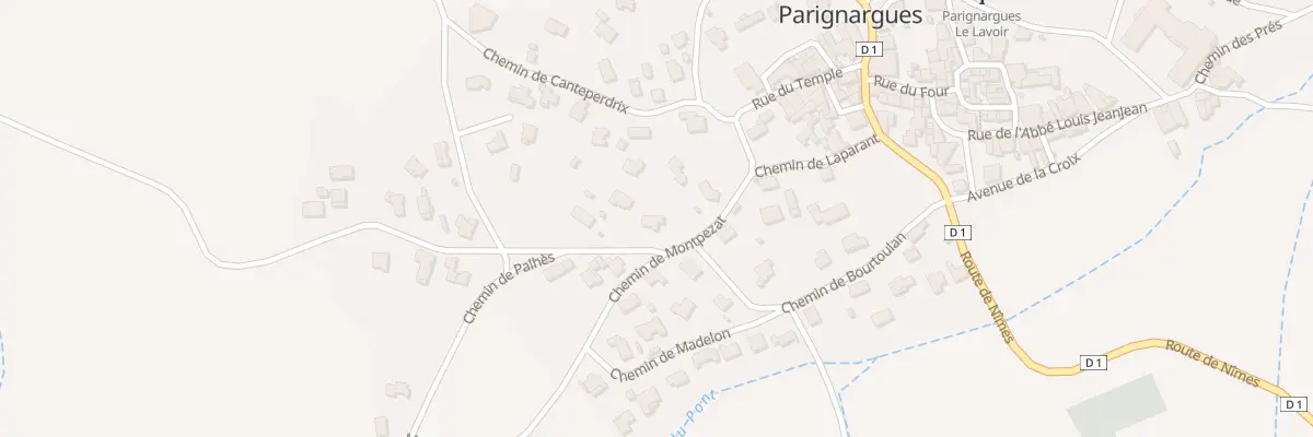 Plan du 5095A Che du Vignal à Parignargues