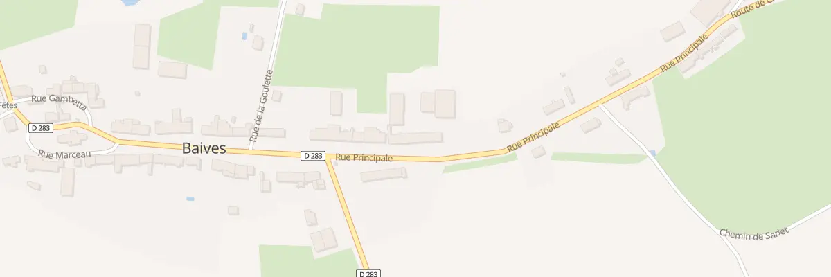 Plan du 27 Rue Principale à Baives