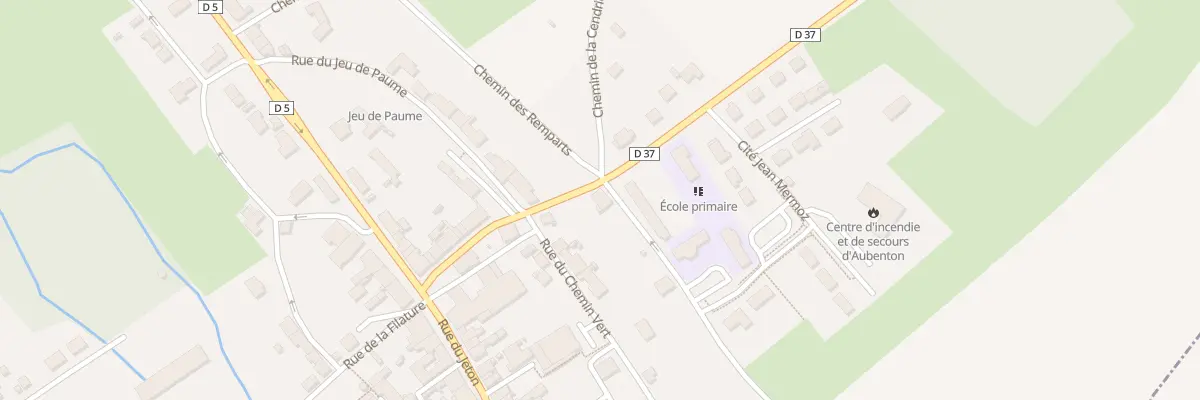 Plan du 8 Rue du Docteur Schlienger à Aubenton