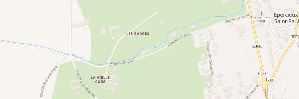 Plan du 378 Che de la Vesne à Épercieux-Saint-Paul