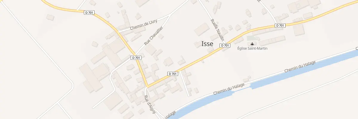 Plan du 10 Gr Grande Rue à Isse