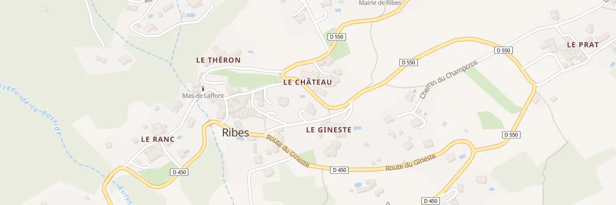 Plan du 5236 Laffont à Ribes