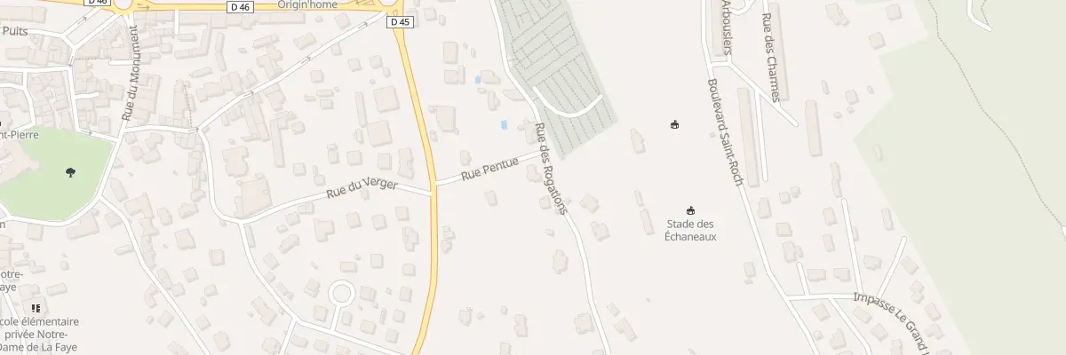 Plan du 258 Rue des Rogations à Aurec-sur-Loire
