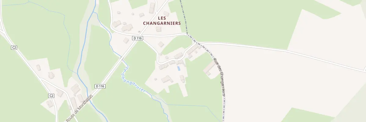 Plan du 5022 Le Changarnier à La Celle-en-Morvan