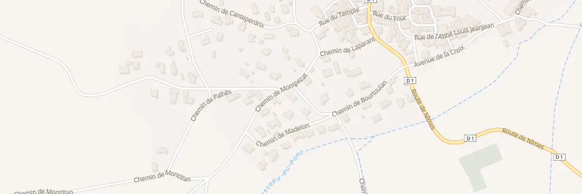 Plan du 13 Che de Bourtoulan à Parignargues