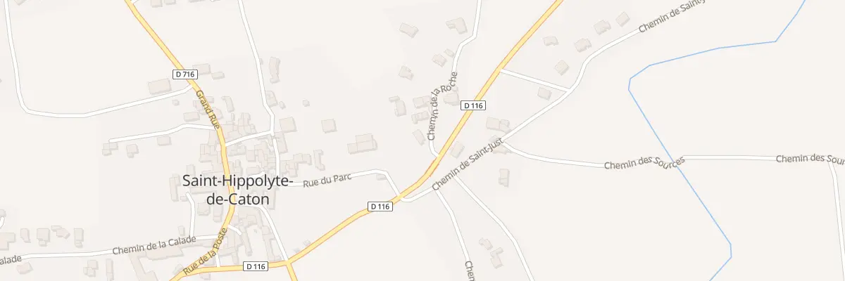 Plan du 23 Che de la Roche à Saint-Hippolyte-de-Caton