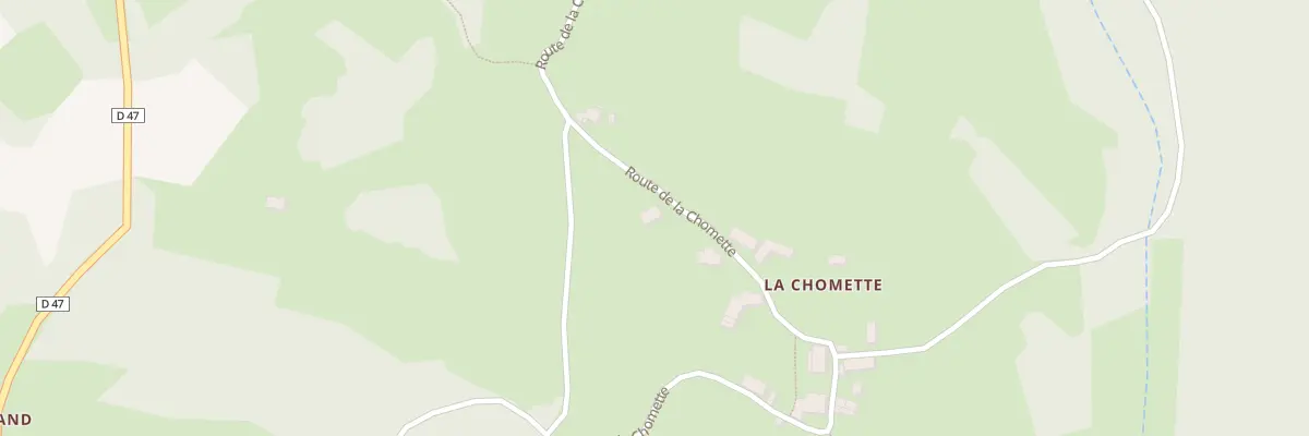 Plan du 885 Rte de la Chomette à Saint-Jeures