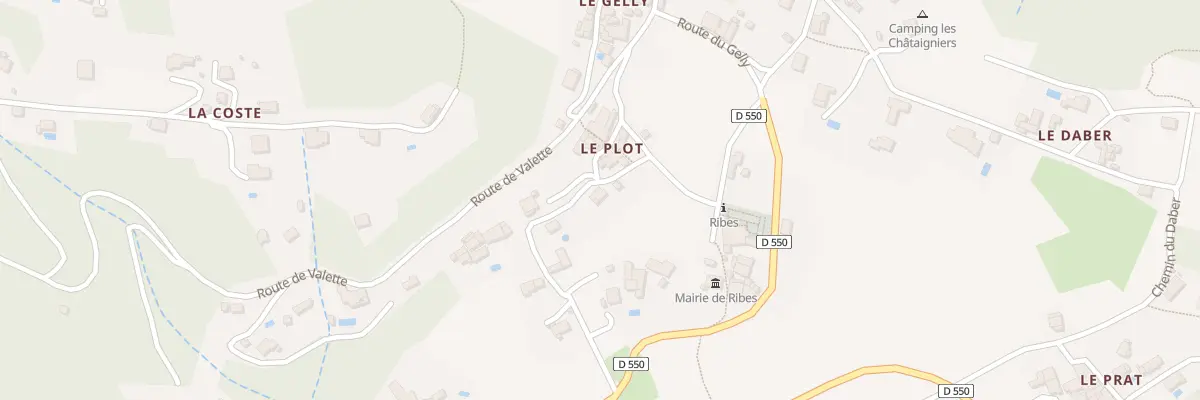 Plan du 5294 Le Chateau à Ribes