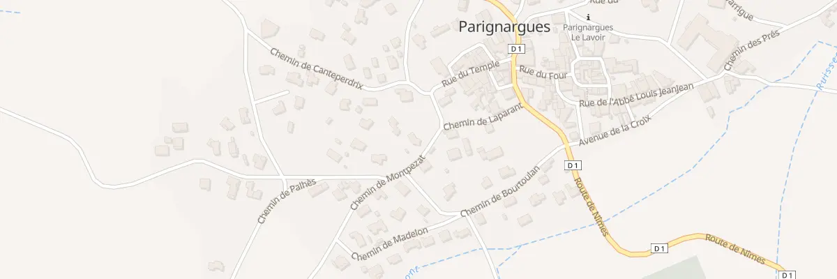 Plan du 2 Che de Montpezat à Parignargues