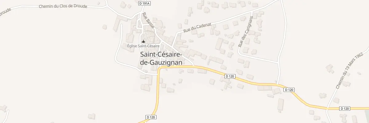 Plan du 47 Rte de Saint Maurice à Saint-Césaire-de-Gauzignan
