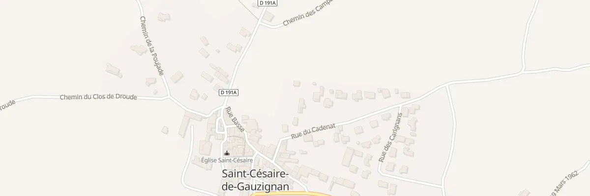 Plan du 57 Rue du Cadenat à Saint-Césaire-de-Gauzignan