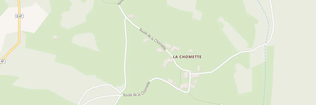 Plan du 825 Rte de la Chomette à Saint-Jeures