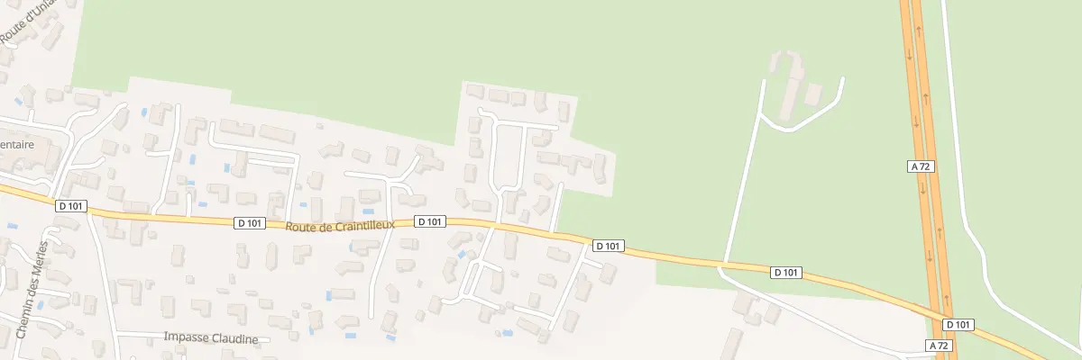 Plan du 5013 Rte de Craintilleux à L’Hôpital-le-Grand