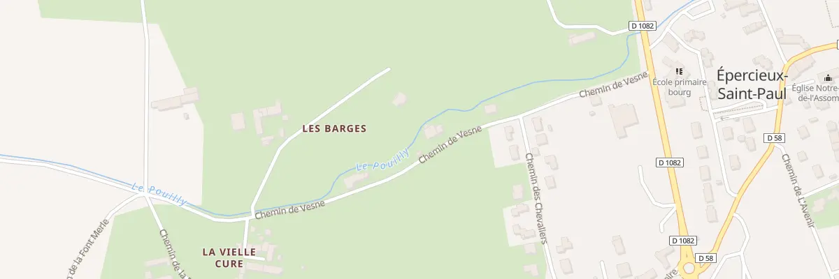 Plan du 278 Che de la Vesne à Épercieux-Saint-Paul