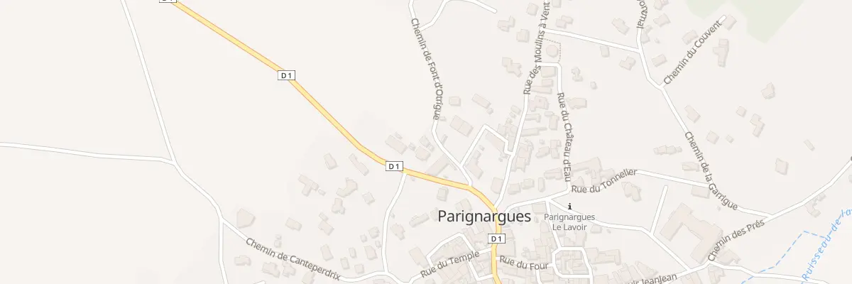 Plan du 49 Che de Font d’Otrigues à Parignargues