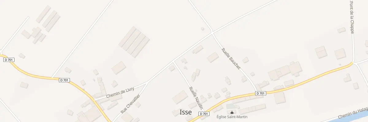 Plan du 14 Che de Livry à Isse