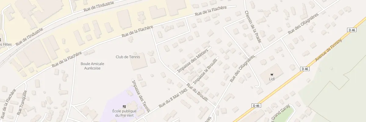 Plan du 39 Imp des Métiers à Aurec-sur-Loire