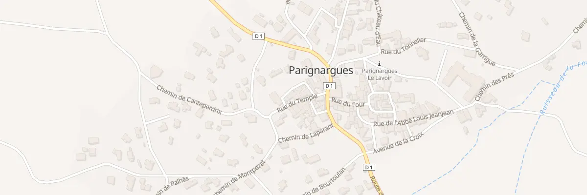 Plan du 8 Rue du Temple à Parignargues