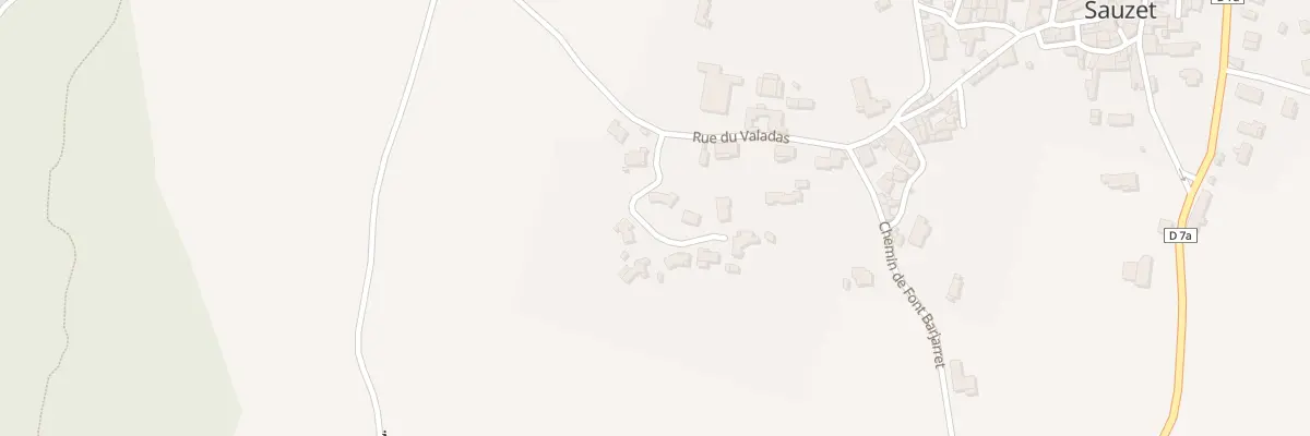 Plan du 5267 Bernadasse à Sauzet