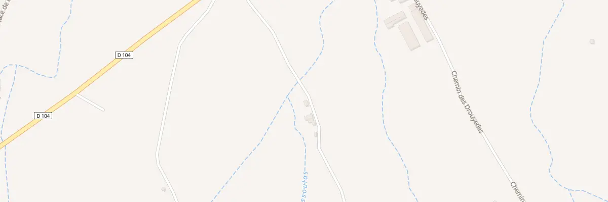 Plan du 280 Che du Plot de Berrias à Berrias-et-Casteljau