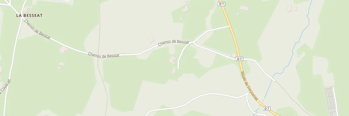 Plan du 5164 La Bessiat à Saint-Jeures