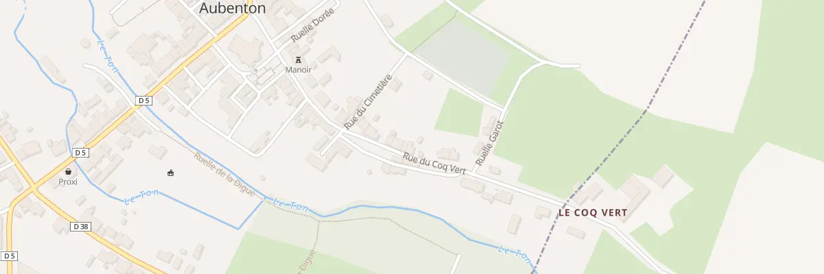 Plan du 17 Rue du Coq Vert à Aubenton