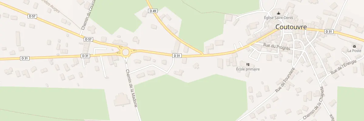 Plan du 517 Grande Rue à Coutouvre