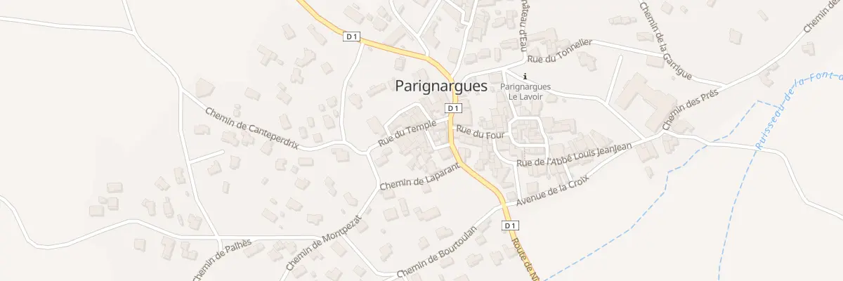 Plan du 11 Rue de la Cantonade à Parignargues