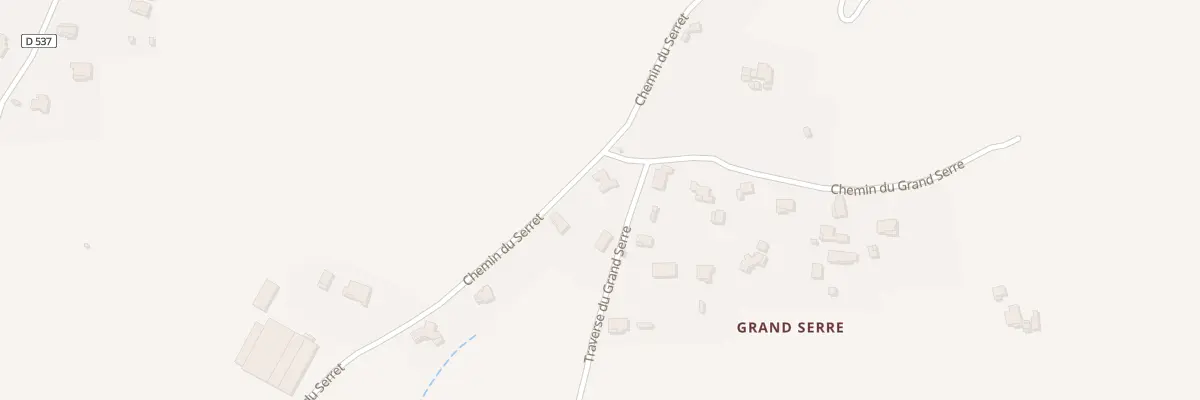 Plan du 26 Che du Grand Serre à Saint-Julien-de-Cassagnas