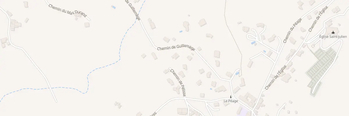 Plan du 5505 Montredon à Lablachère