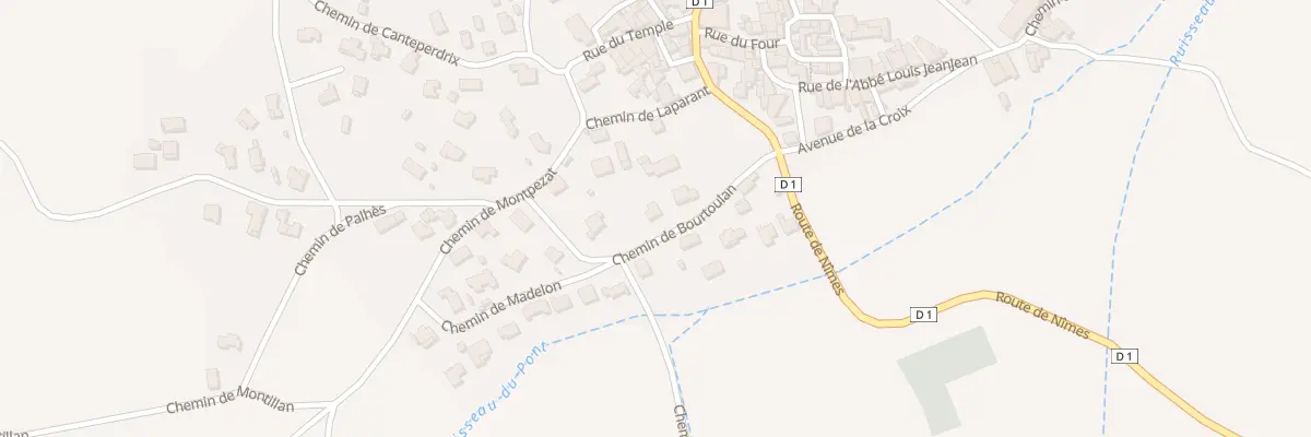 Plan du 6 Che de Bourtoulan à Parignargues