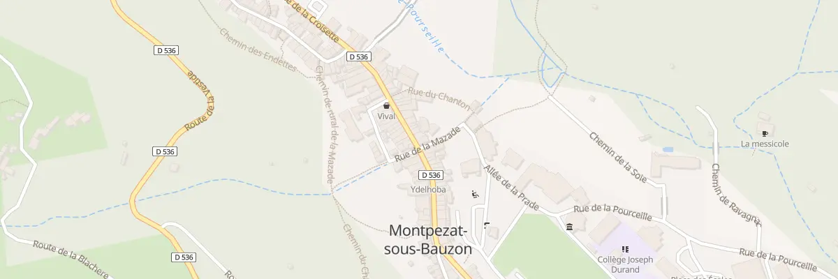 Plan du 53B Rue Montgolfier à Montpezat-sous-Bauzon