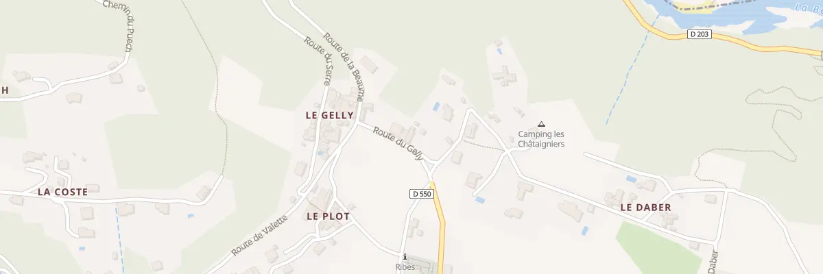 Plan du 5037 Gelly à Ribes