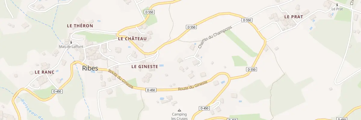 Plan du 5242 Laffont à Ribes