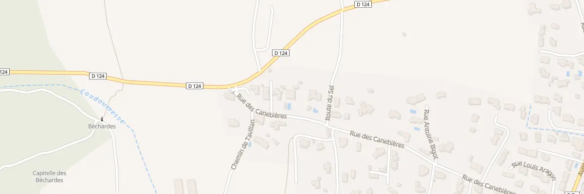 Plan du 32 Rue des Canebières à Saint-Geniès-de-Malgoirès