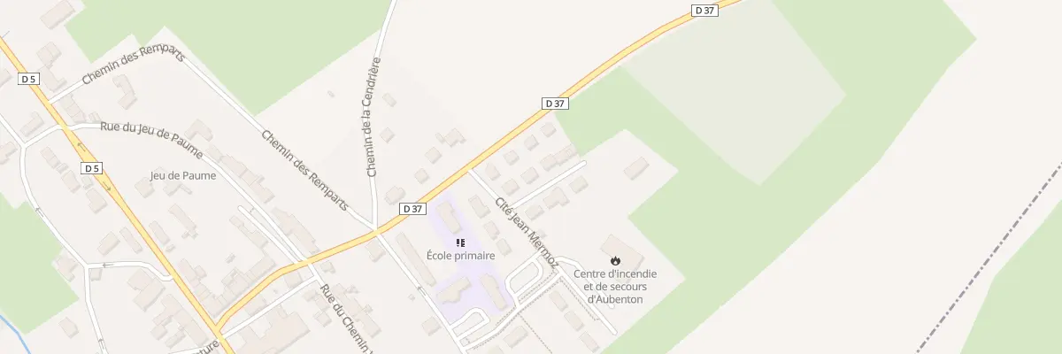 Plan du 3 Cité Jean Mermoz à Aubenton