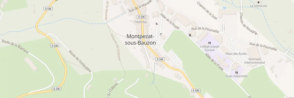 Plan du 27 Call de Montlaur à Montpezat-sous-Bauzon